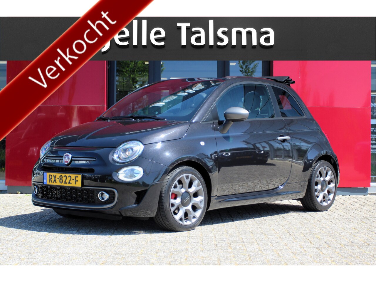 Fiat 500 C - TwinAir Turbo Sport 105 PK! Cabrio | Navi | Climate Control | CarPlay/Android Auto | Cruis - AutoWereld.nl