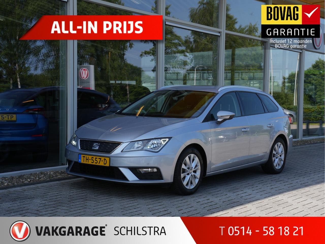 Seat Leon ST - 1.0 EcoTSI Style Business Intense | Keyless | DAB | Navigatie | Climate Control - AutoWereld.nl