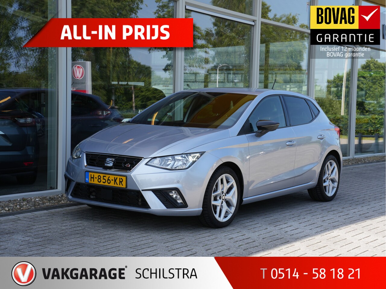 Seat Ibiza - 1.0 TSI FR Business Intense | Climate Control | Navigatie | Android/Apple Carplay - AutoWereld.nl