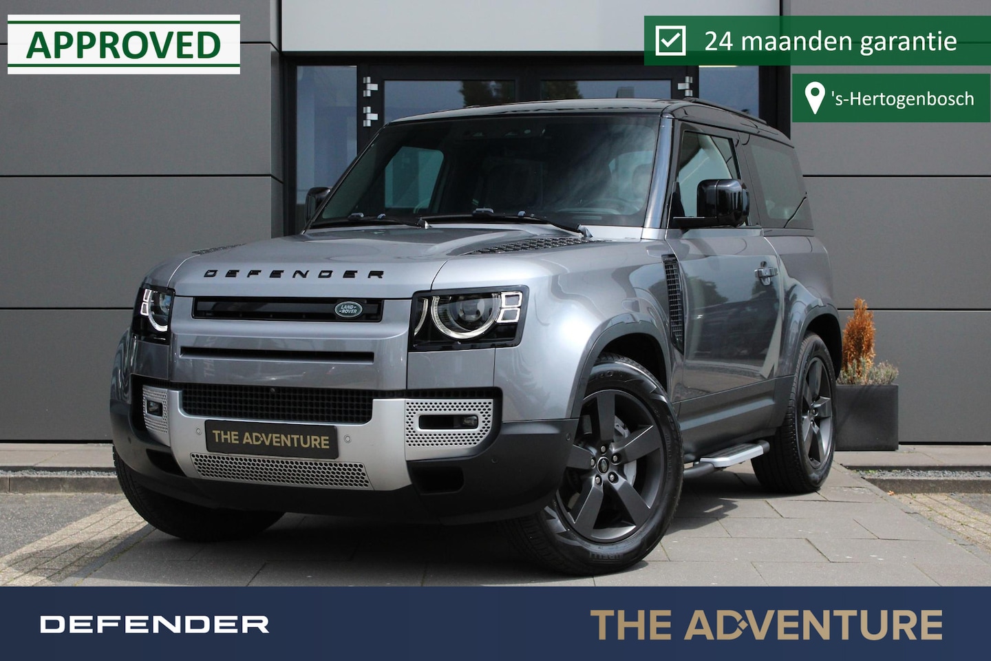 Land Rover Defender 90 - 3.0 P400 90 SE | Geel kenteken | Pano | Cold Climate | Trekhaak - AutoWereld.nl