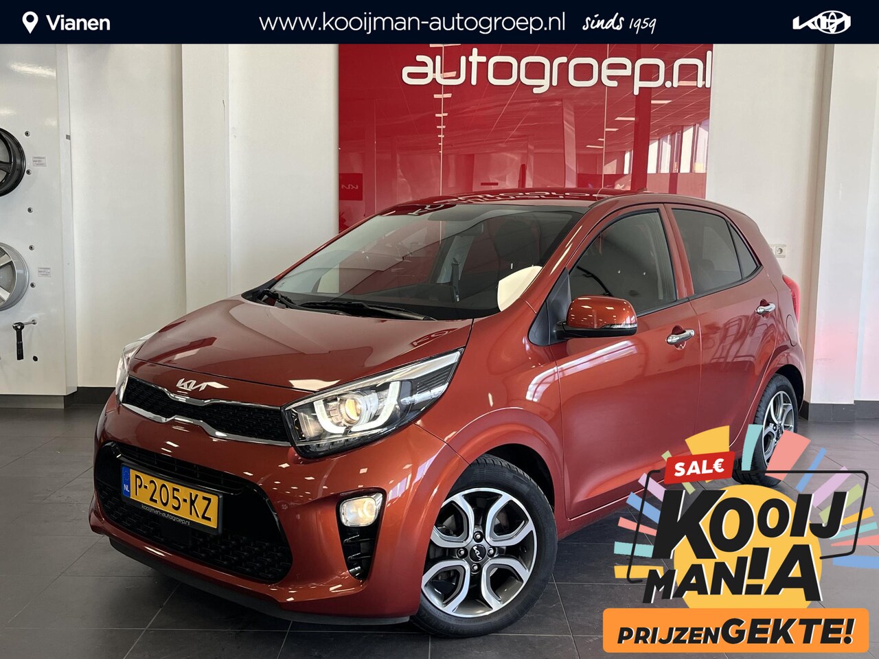 Kia Picanto - 1.0 DPi DynamicPlusLine Keyless Entry, CruiseControl, Licht Metalen Velgen, Achteruitrij C - AutoWereld.nl