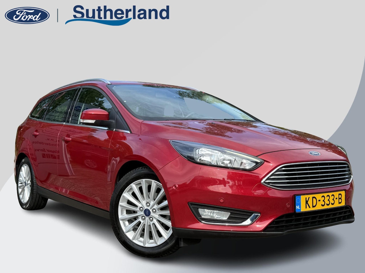 Ford Focus Wagon - 1.0 Ecoboost Titanium 100pk Trekhaak | Voorruit Verwarming | Climate control | Navigatie | - AutoWereld.nl