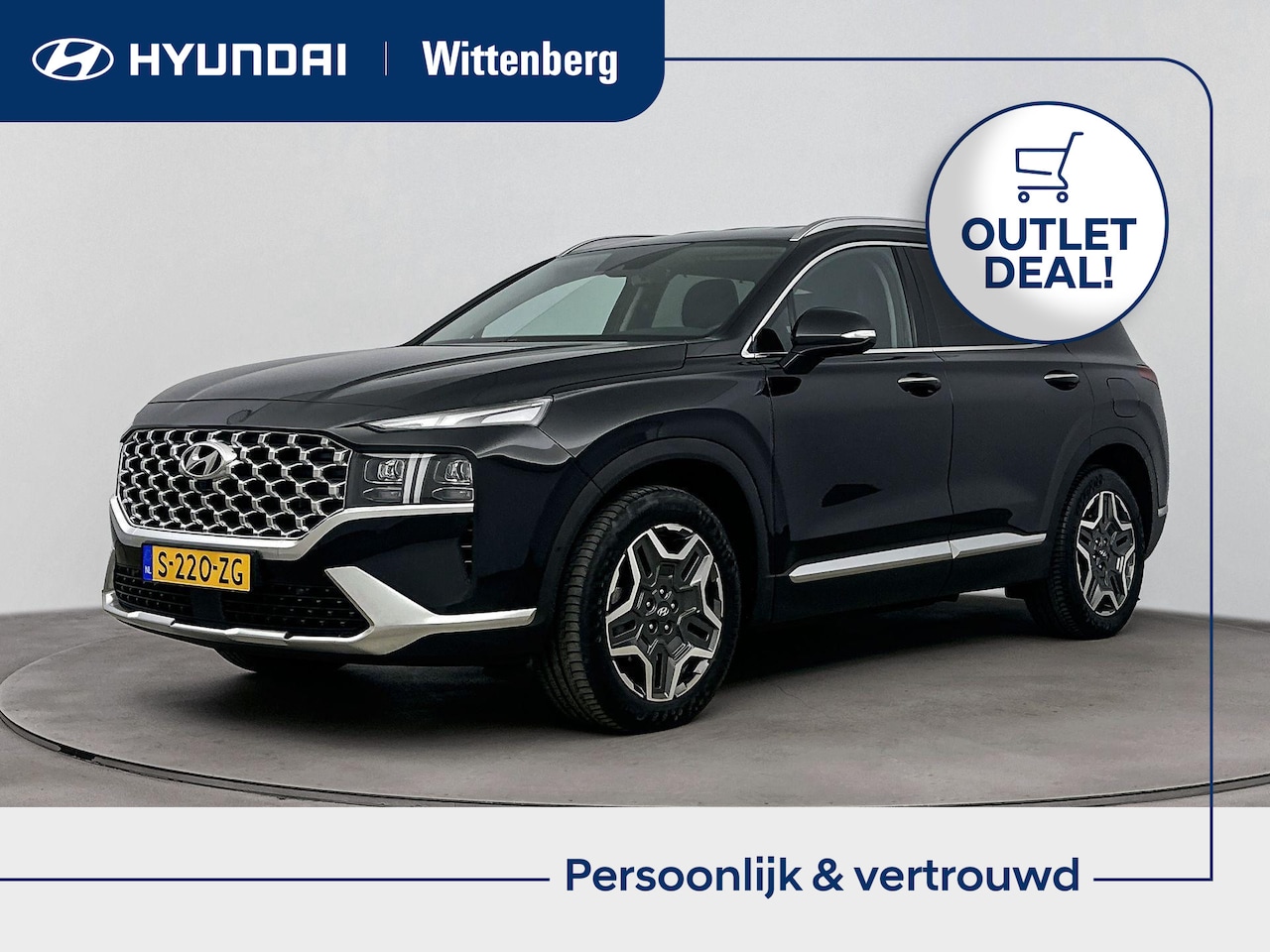 Hyundai Santa Fe - 1.6 T-GDI HEV PREMIUM 7 PERSOONS | OUTLET DEAL!!! | LEDER | MEMORY | STOELVENTILATIE/ VERW - AutoWereld.nl