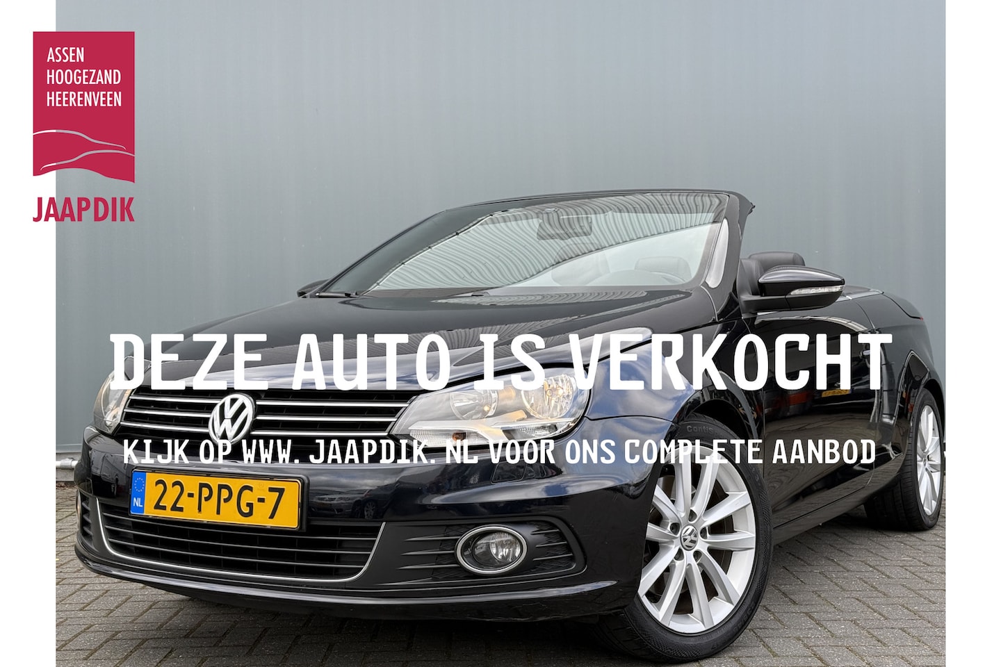 Volkswagen Eos - BWJ 2011 1.4 TSI Highline 161 PK Cabriolet LEDER / STOELVERWARMING / CLIMA / NAVI / CABRIO - AutoWereld.nl