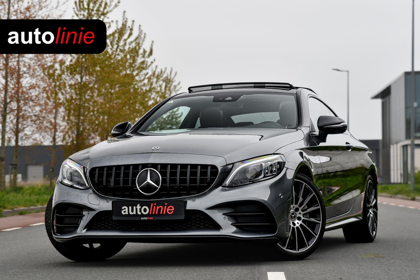 Mercedes-Benz C-klasse Coupé - 300 AMG Night. Pano, 360, Burm, Dodeh, Keyless, Sfeer, CarPlay, Multibeam! - AutoWereld.nl