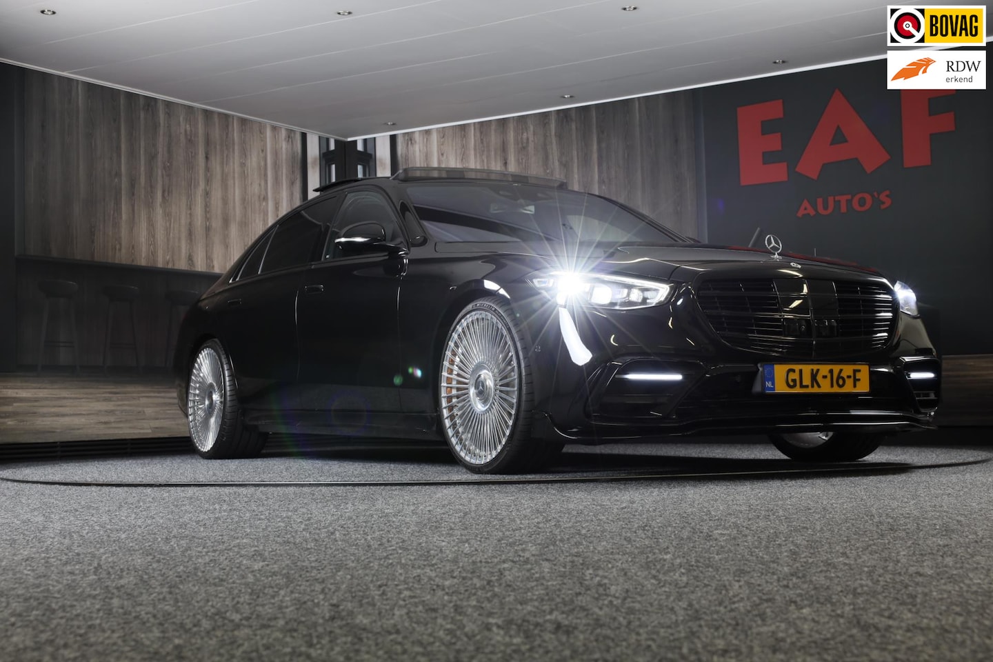 Mercedes-Benz S-klasse - 500 4MATIC Lang AMG Line / Autonoom Rijden / Head Up / 360 Camera / Acc / Burmester / Chau - AutoWereld.nl