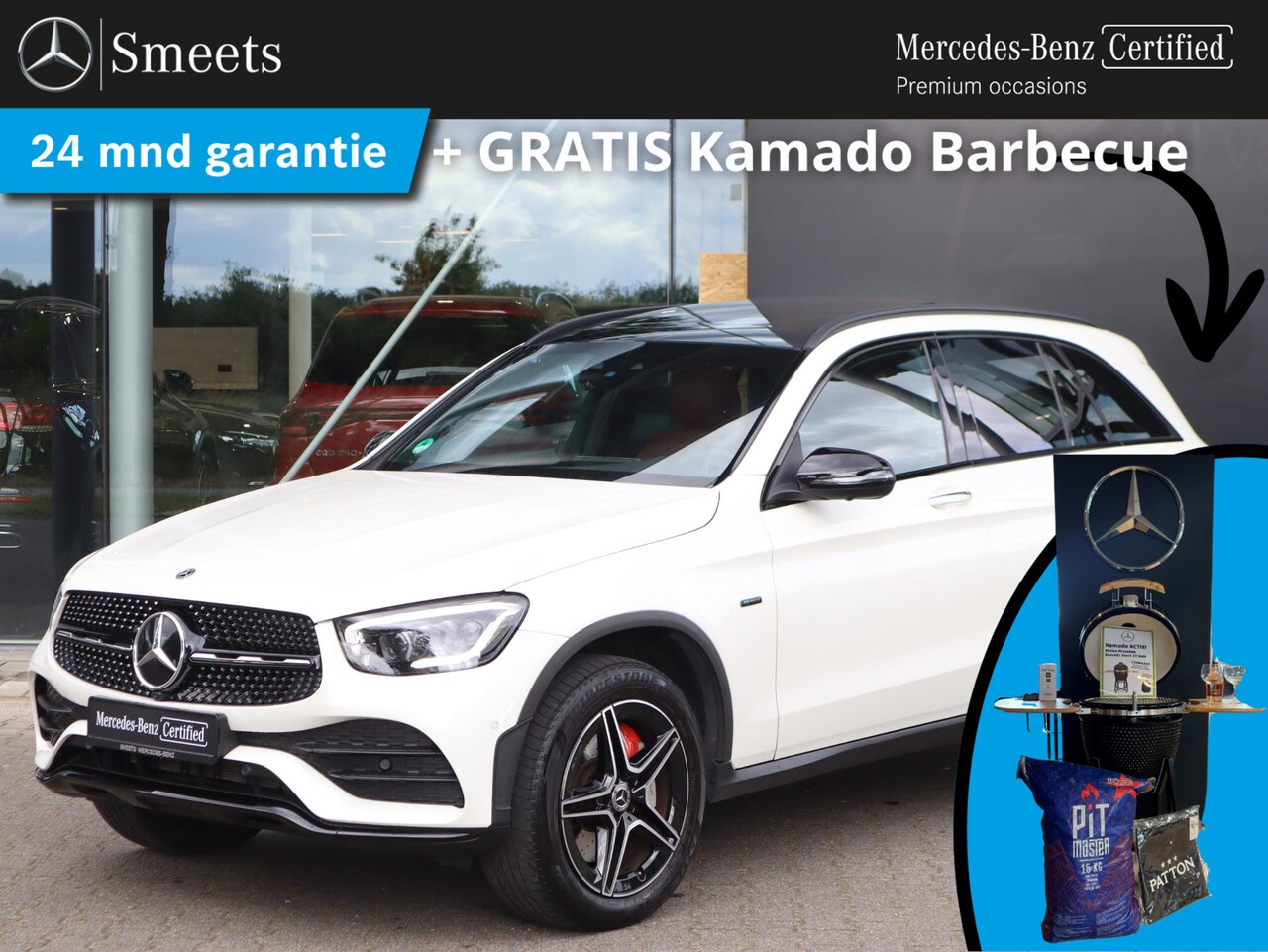 Mercedes-Benz GLC-klasse - 300e 4MATIC Business Solution AMG Panoramadak | Apple Carplay/Android Auto | Lichtmetalen - AutoWereld.nl