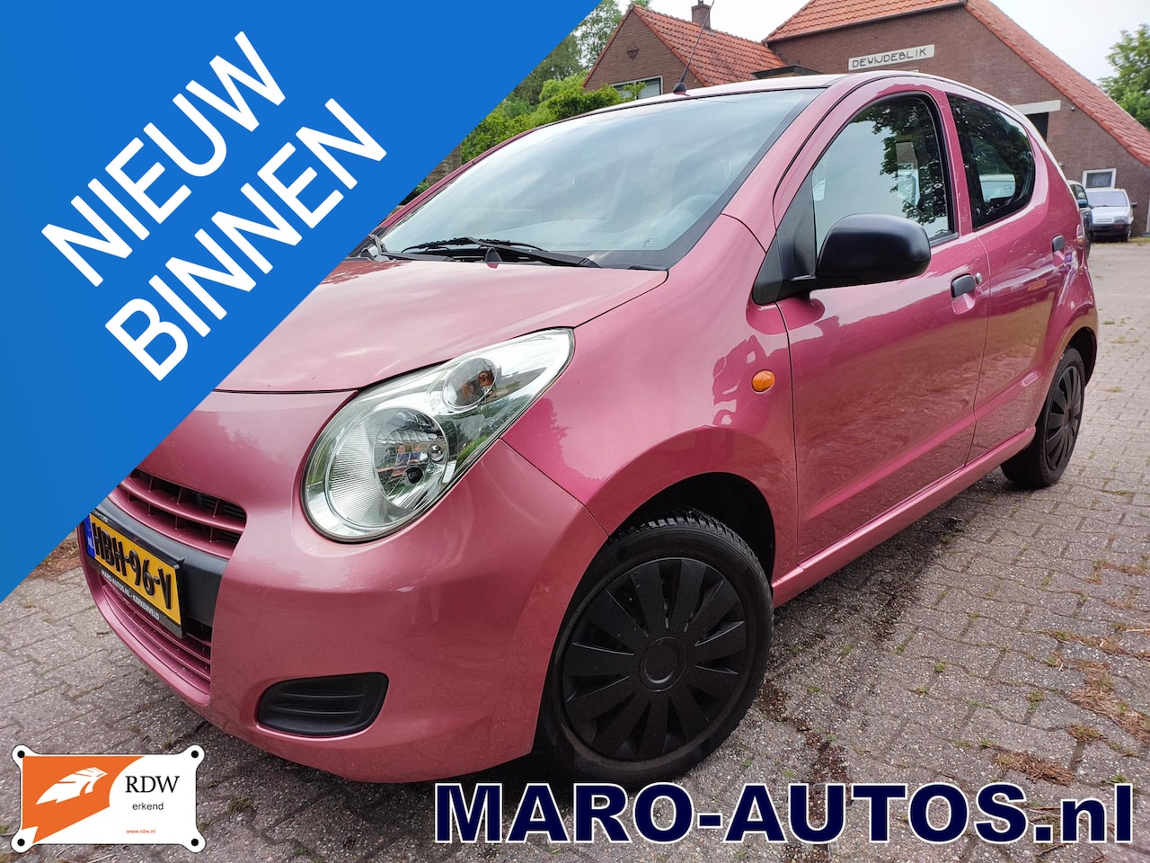 Suzuki Alto - 1.0 Comfort Plus AIRCO | ESP + Traction | 2012 | Boekjes | RIJKLAAR | Lila mica | 59.000 k - AutoWereld.nl