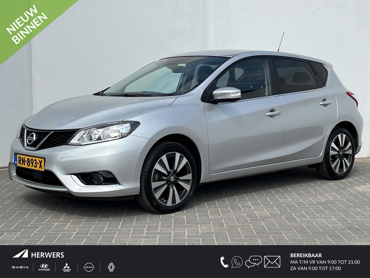 Nissan Pulsar - 1.2 DIG-T N-Connecta / 100% Dealeronderhouden / Trekhaak (Trekgewicht 1.200 kg) / 360° Cam - AutoWereld.nl