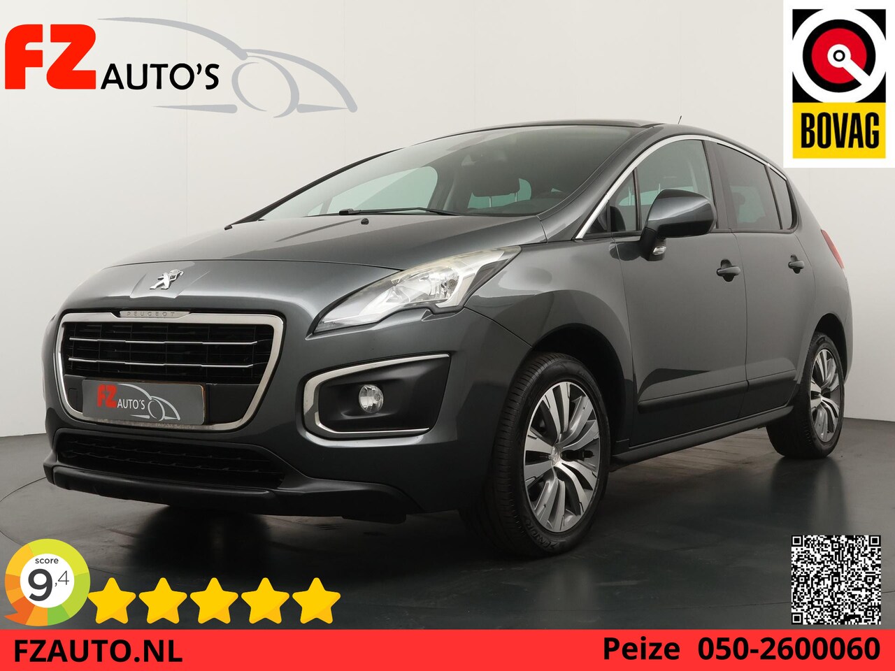Peugeot 3008 - 1.6 HDi Active | 131.791 KM | Trekhaak | Navigatie | Parkeersensoren Achter | Cruise Contr - AutoWereld.nl