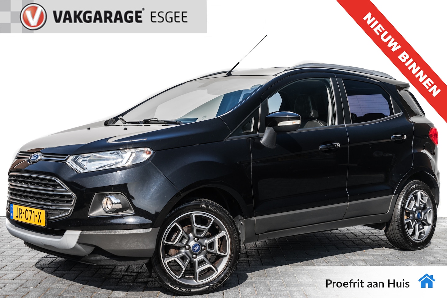 Ford EcoSport - 1.0 EcoBoost Titanium RIJKLAAR INCL:GARANTIE | Airco | Parkeersensoren achter  | Navigatie - AutoWereld.nl