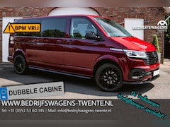 Volkswagen Transporter - 2.0 TDI 150 pk Dubbel Cabine Fontana Red Navi, Camera, 20" LMV, LED Koplampen, Adapt. Crui