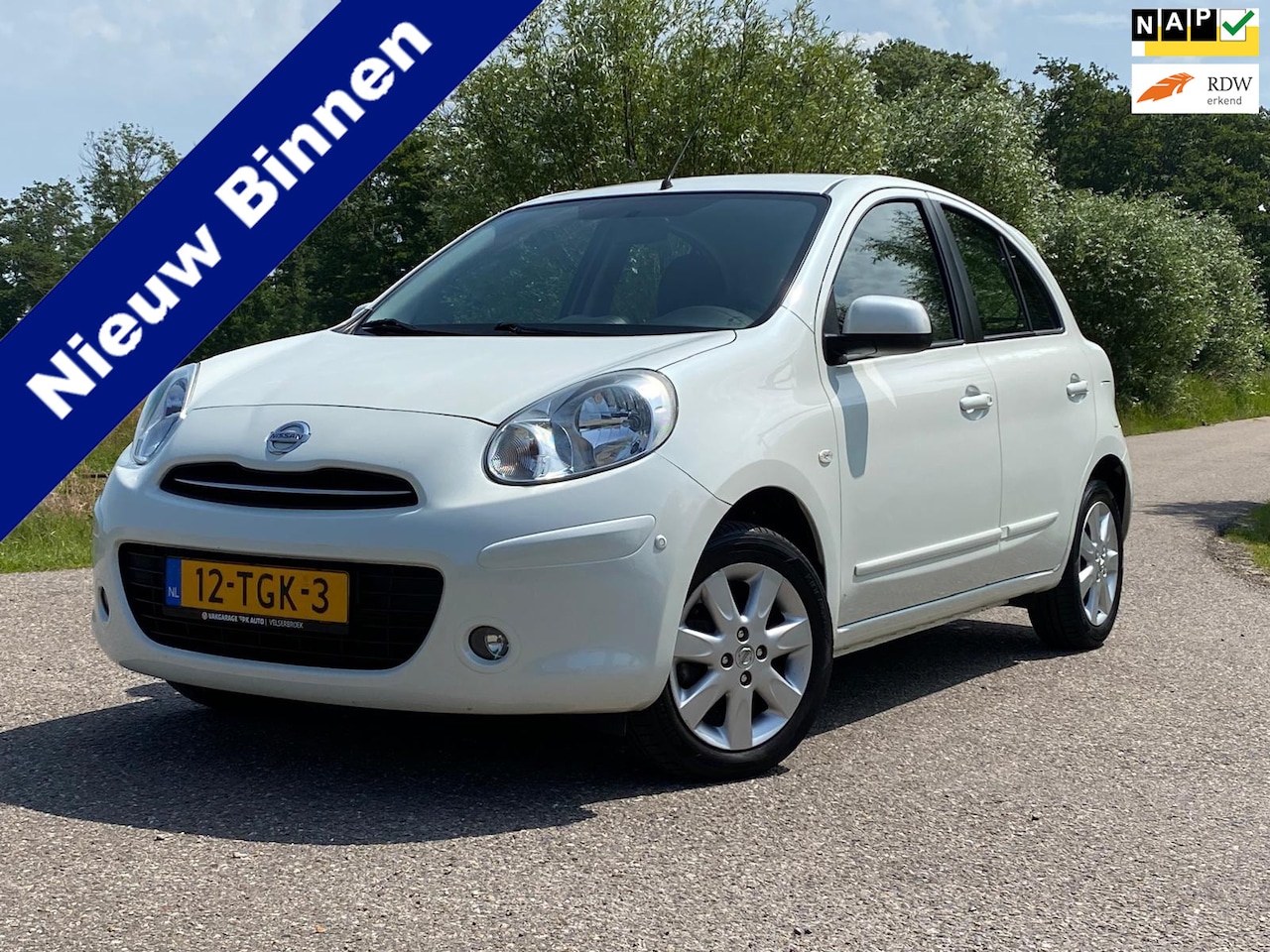 Nissan Micra - 1.2 DIG-S Connect Edition Airco Navi 5DRS PDC NAP PERFECT ONDERHOUDEN - AutoWereld.nl