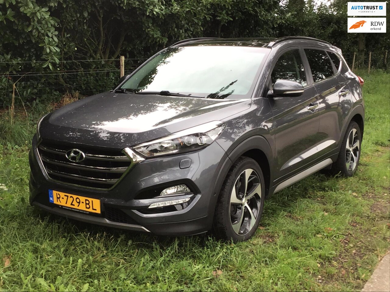Hyundai Tucson - 1.6 T-GDi Premium 4WD AUTOMAAT/Leder/panorama - AutoWereld.nl