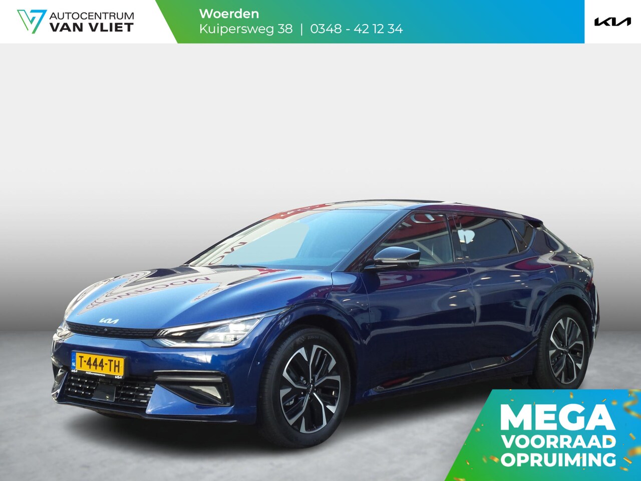 Kia EV6 - GT-Line 77.4 kWh Kia EV6 GT-Line 77 kWh  | Direct leverbaar | Stoelverwarming en -ventilat - AutoWereld.nl