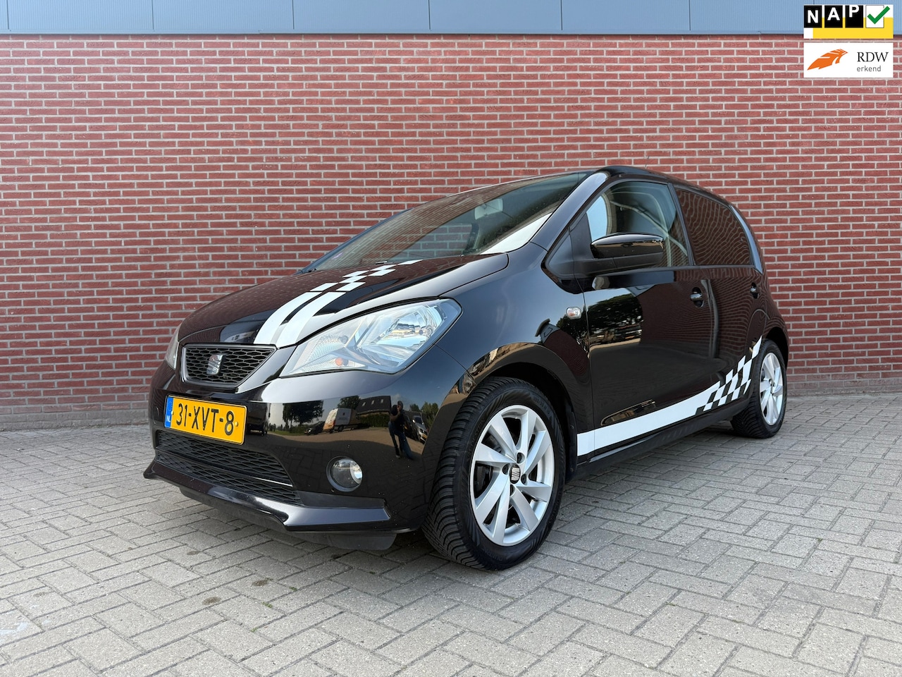 Seat Mii - 1.0 Style Sport / black / NAP / Airco / Cruise control - AutoWereld.nl