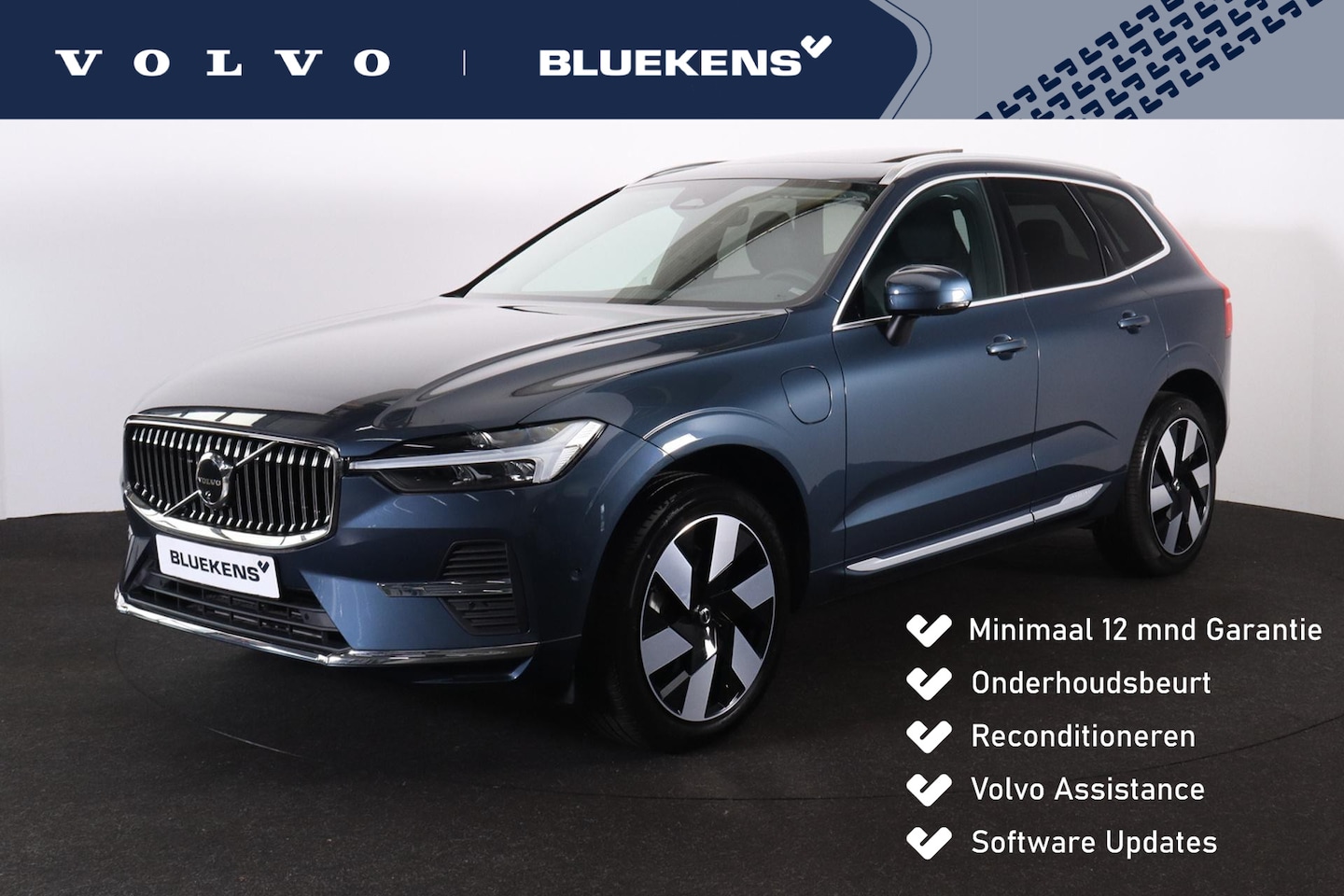 Volvo XC60 - T8 Recharge AWD Plus Bright - LONG RANGE - Panorama/schuifdak - IntelliSafe Assist & Surro - AutoWereld.nl