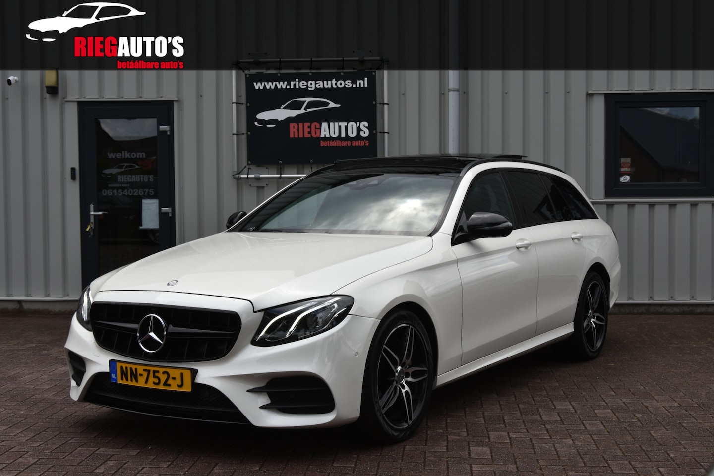 Mercedes-Benz E-klasse Estate - 220 d Ambition AMG!! Alle opties. ORG NL!! 360graden camera!! - AutoWereld.nl
