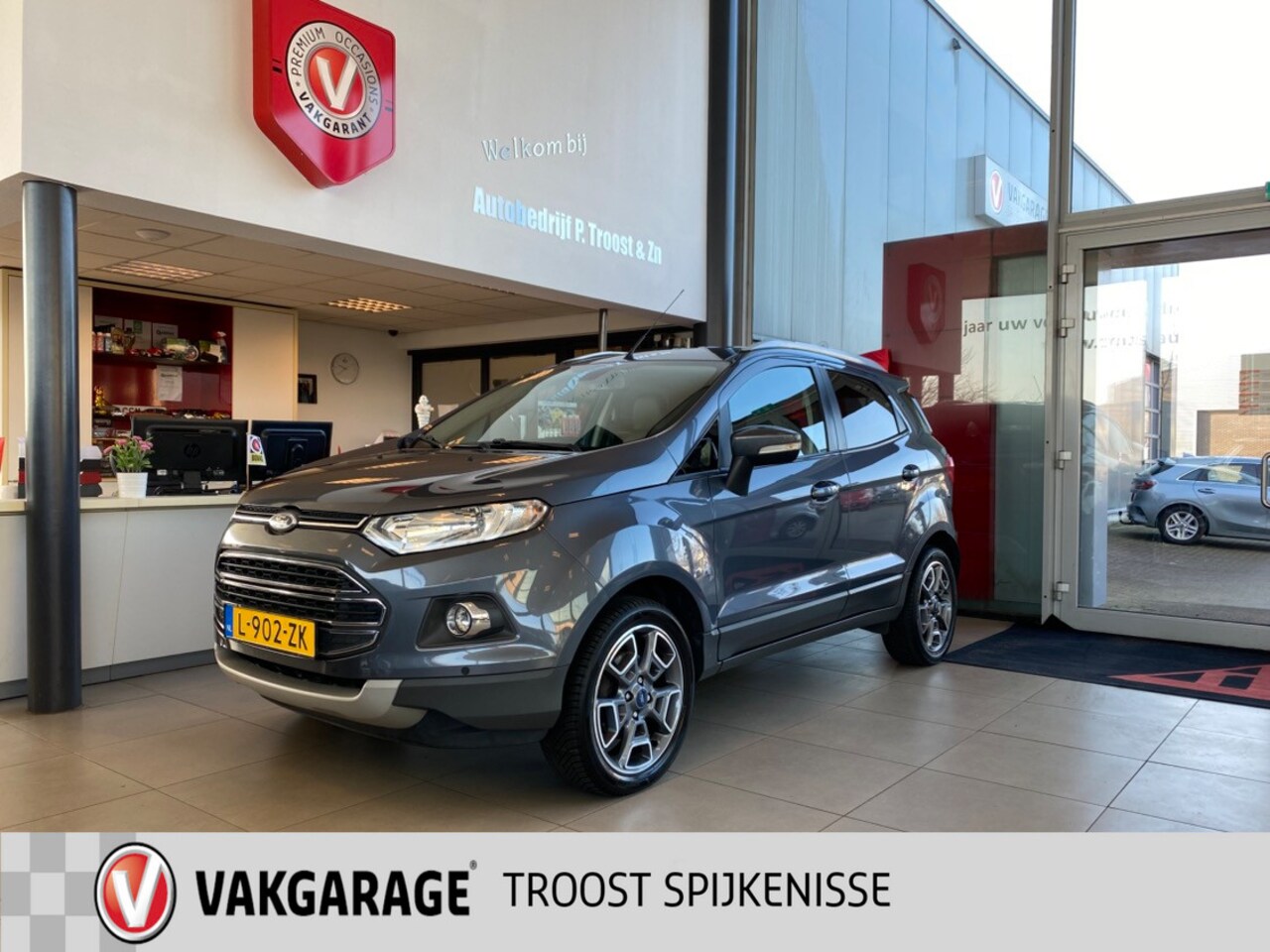 Ford EcoSport - 1.0 EcoBoost Titanium S 1.0 EcoBoost Titanium S,Navigatie,Achteruitrijcamera,V&A Sensoren,Leder&Stoelverwarming,Ke - AutoWereld.nl