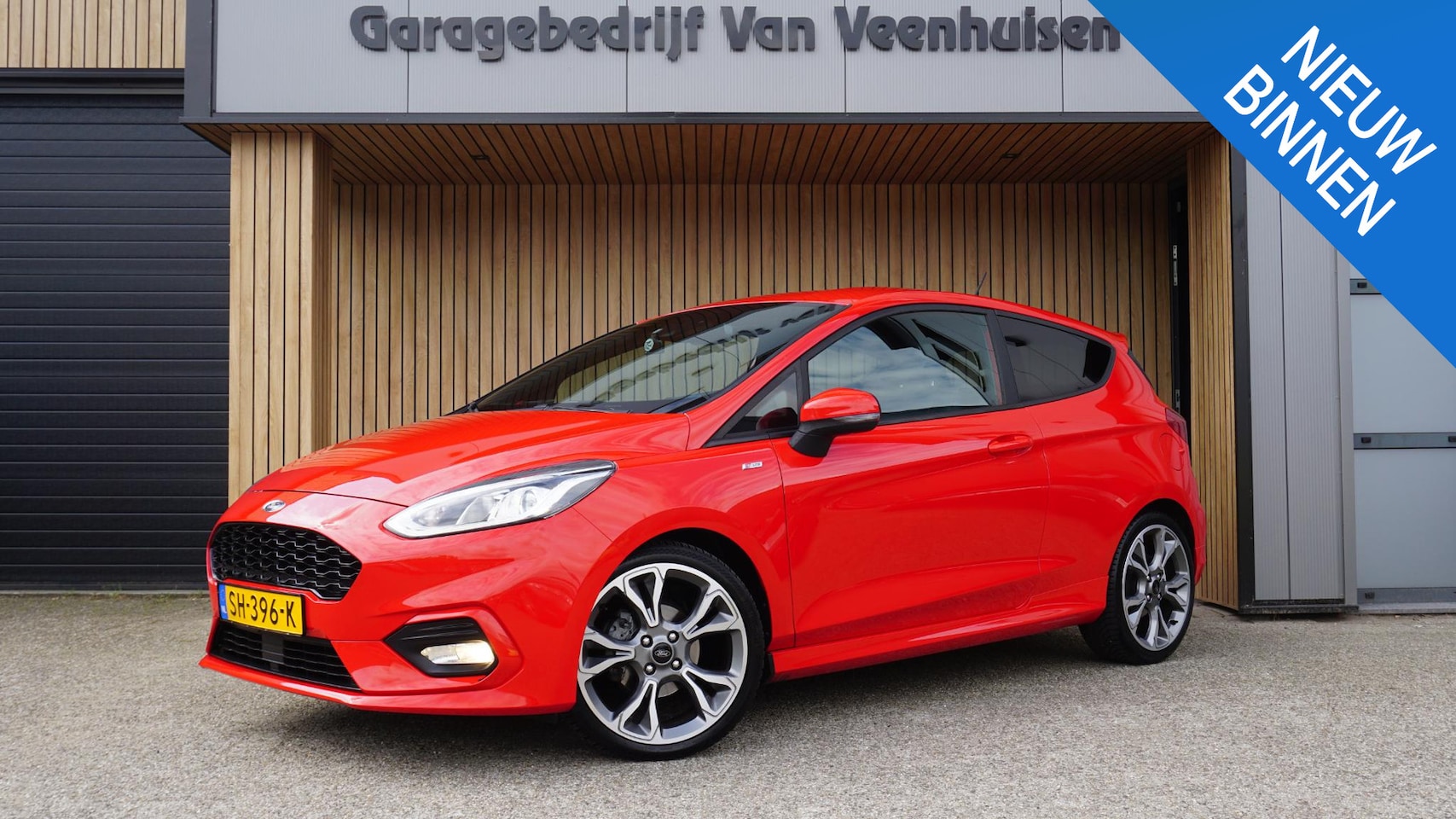 Ford Fiesta - 1.0 126pk EcoBoost ST-Line 3Drs Leder/Alcantara 18inch LM LED *Race Red * NL auto! 123484k - AutoWereld.nl
