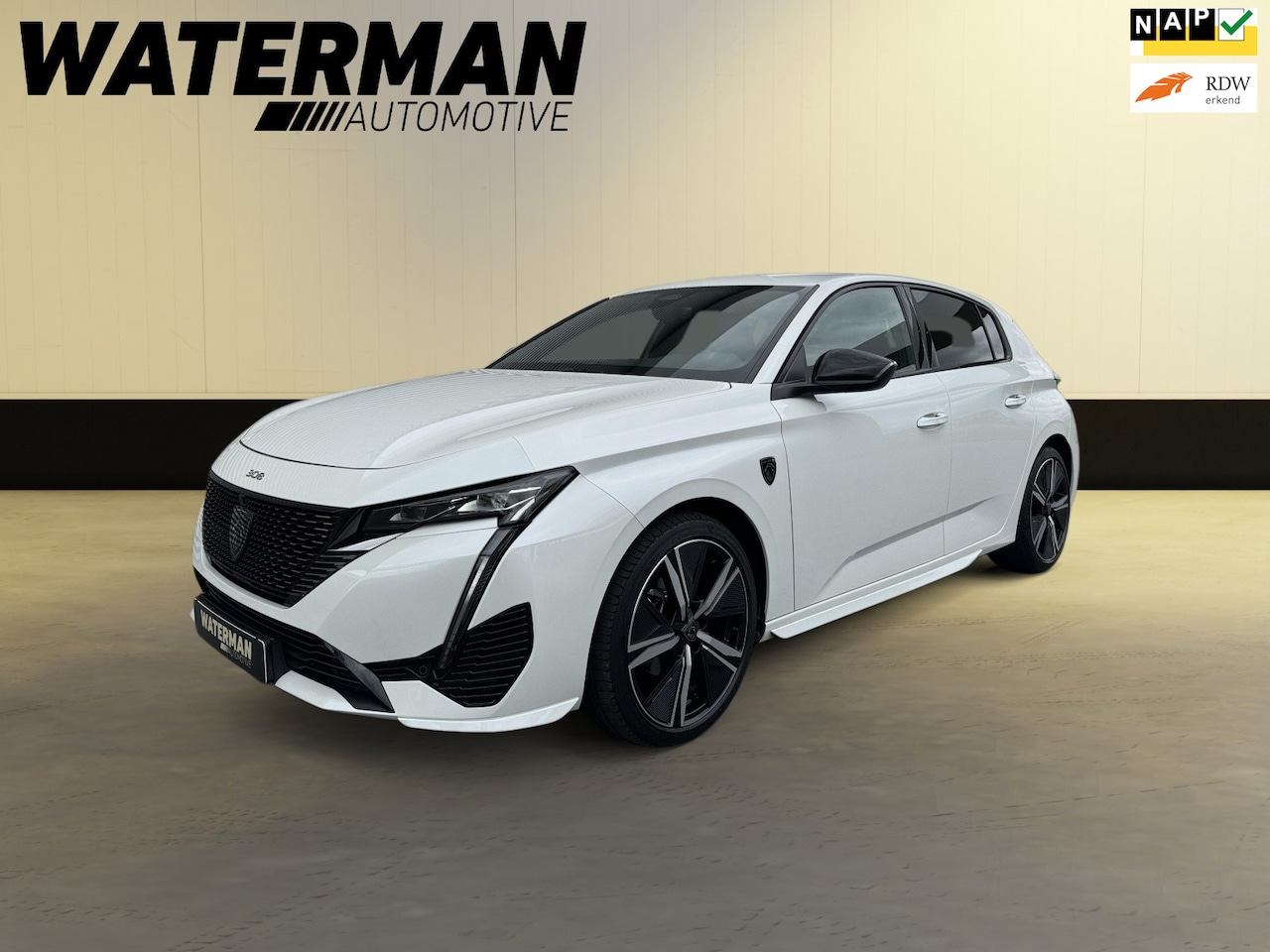 Peugeot 308 - 1.2 PureTech GT-Line 131PK AUTOMAAT/KEYLESS/CAMERA/LED/NAVI/VIRTUEEL/CARPLAY - AutoWereld.nl