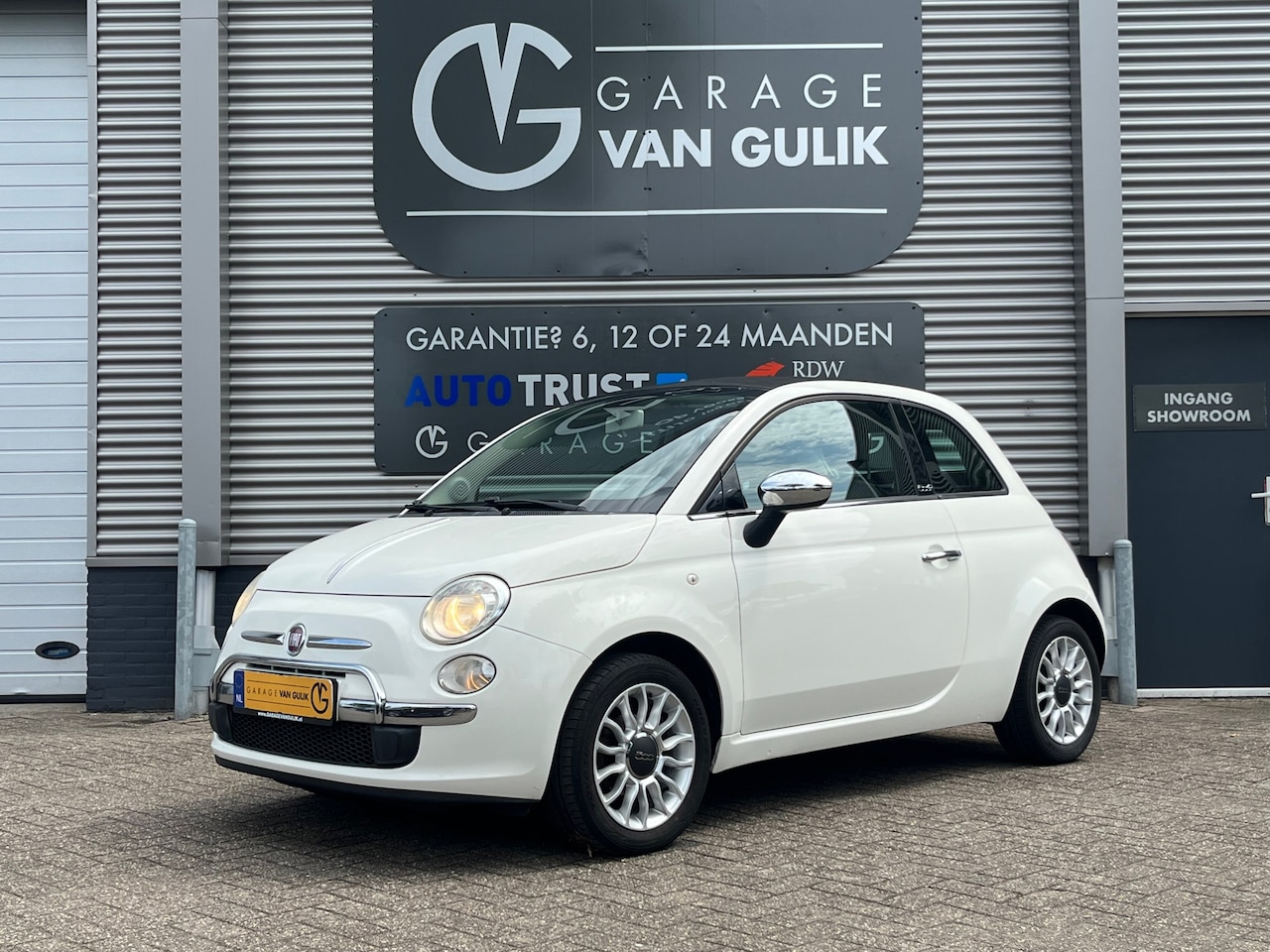 Fiat 500 C - 1.2 Lounge 69PK Cabrio,Airco,Isofix,ElektrRamen+Spiegels,Parkeersensoren,CitySteering,Lmv, - AutoWereld.nl
