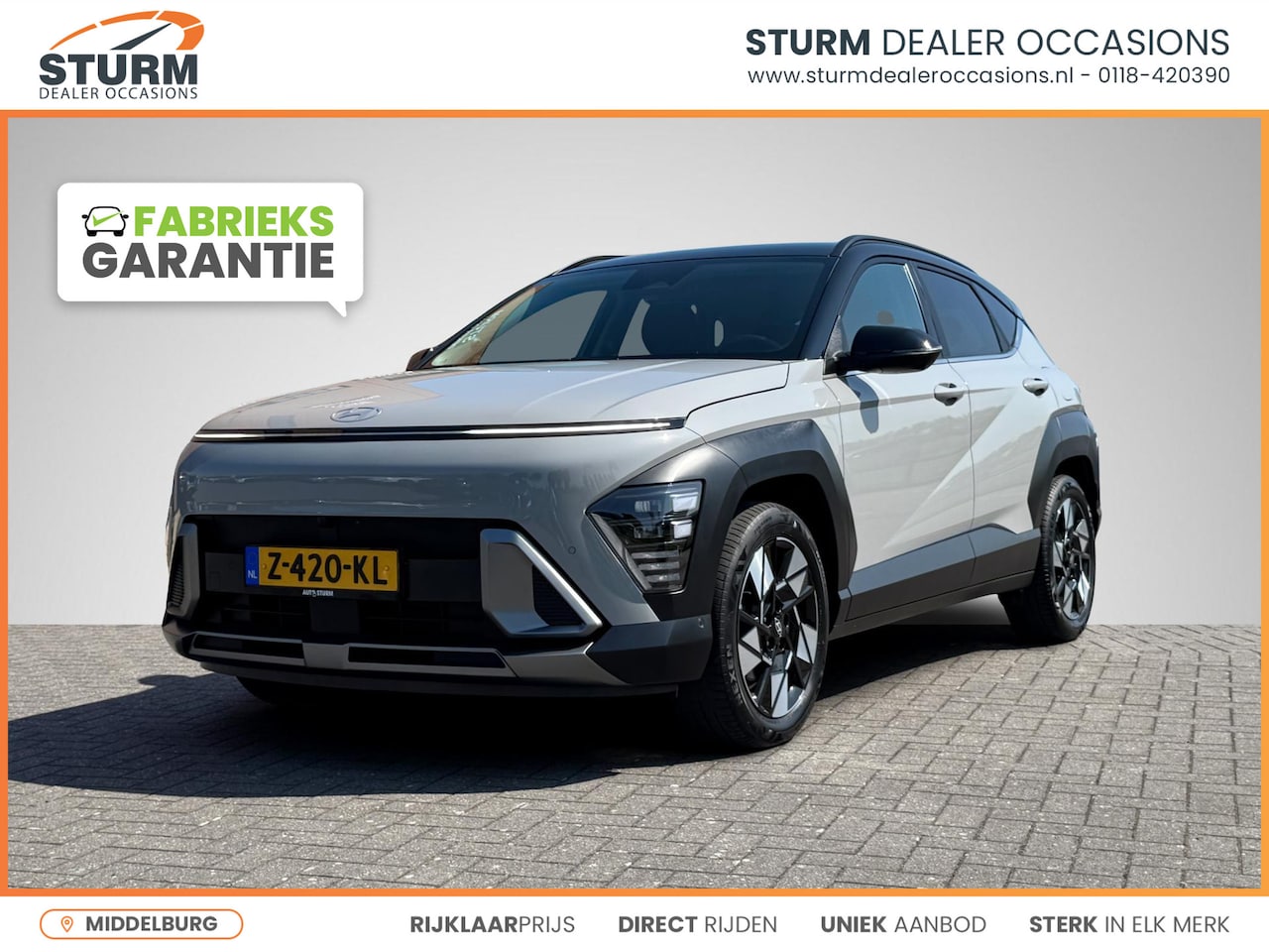 Hyundai Kona - 1.6 GDI HEV Premium 1.6 GDI HEV Premium - AutoWereld.nl