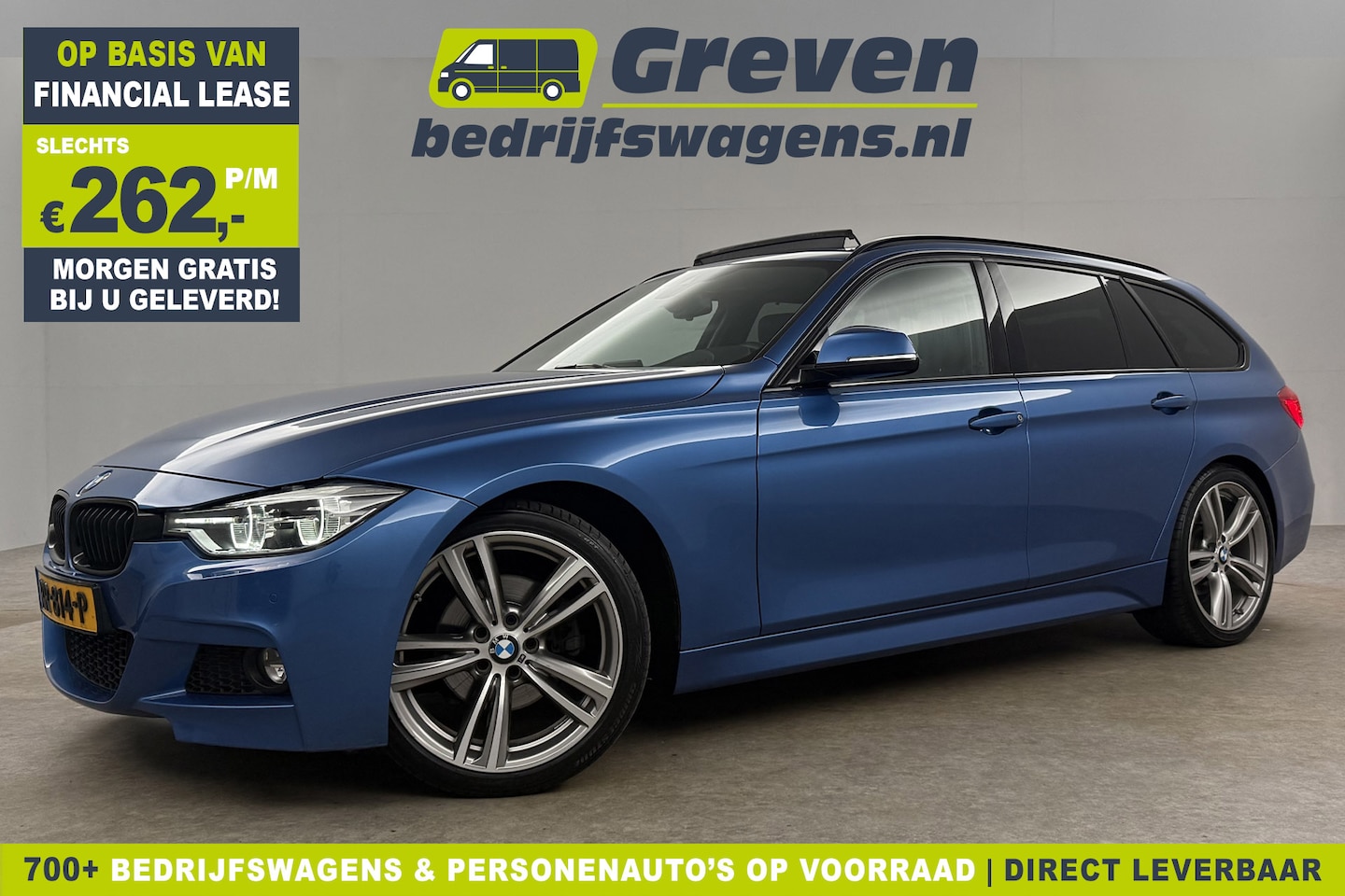 BMW 3-serie Touring - 320d High Executive M-Sport 191PK Pano Leder LED 19"LMV Clima Cruise Navi PDC Stoelverw. - AutoWereld.nl