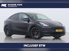 Tesla Model Y - Performance AWD 75 kWh | Incl. BTW | Auto-Pilot | Panoramadak | Vol-Leder | ACC | Getint G