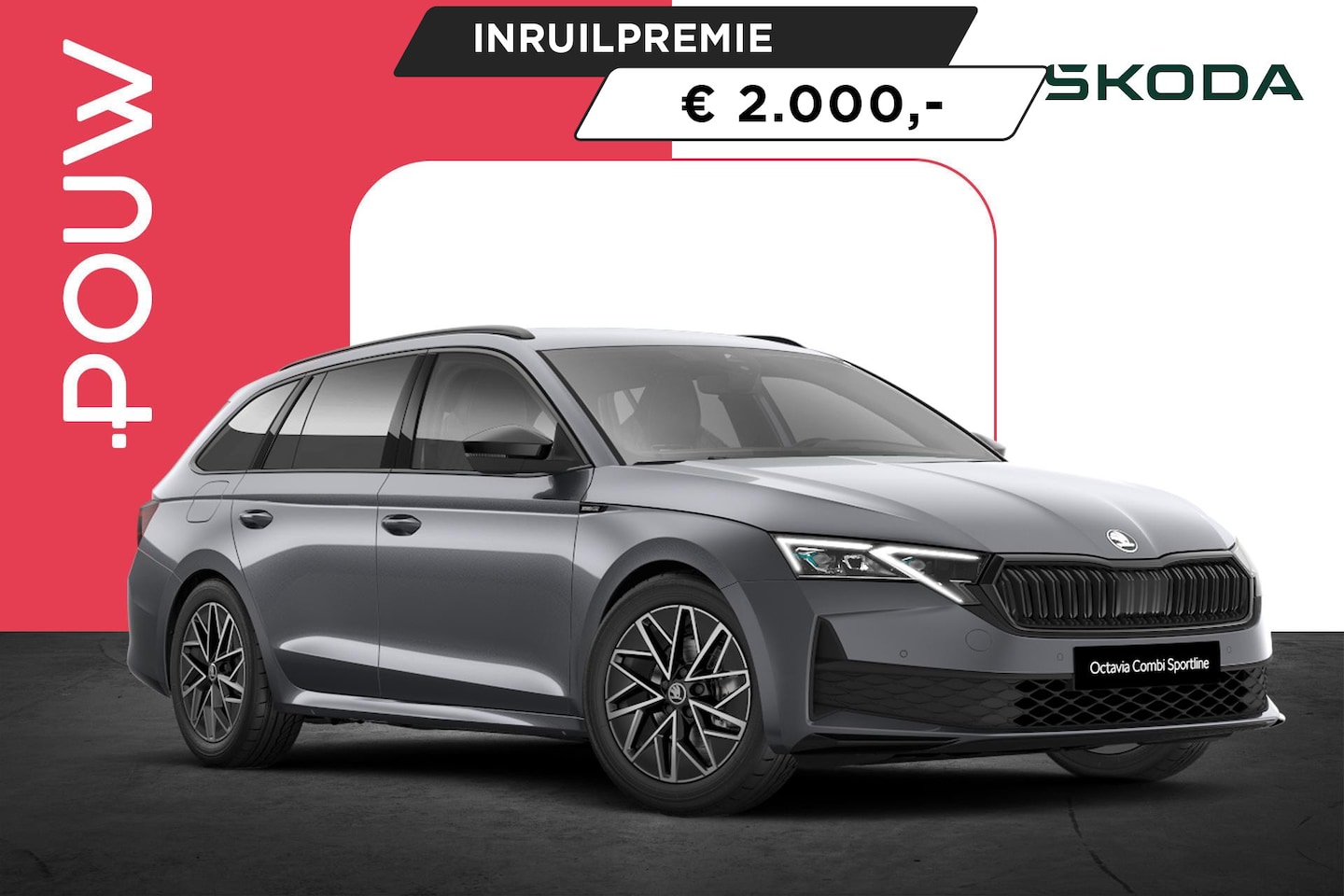 Skoda Octavia Combi - 1.5 TSI 150pk MHEV Sportline Tour | Trekhaak Wegklapbaar | Winter Pakket - AutoWereld.nl