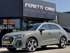 Audi Q3 - 35 TFSI AUT7 3X S-LINE PANODAK LEDER NAVI CAMERA DIGI-DASH APPLE-CARPLAY LED LMV-20INCHE P