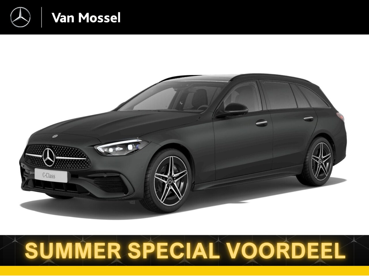 Mercedes-Benz C-klasse Estate - 200 AMG Line / 360Graden-Camera / Stoelverwarming / Night-Pakket / Memory-Stoelen / Panaro - AutoWereld.nl
