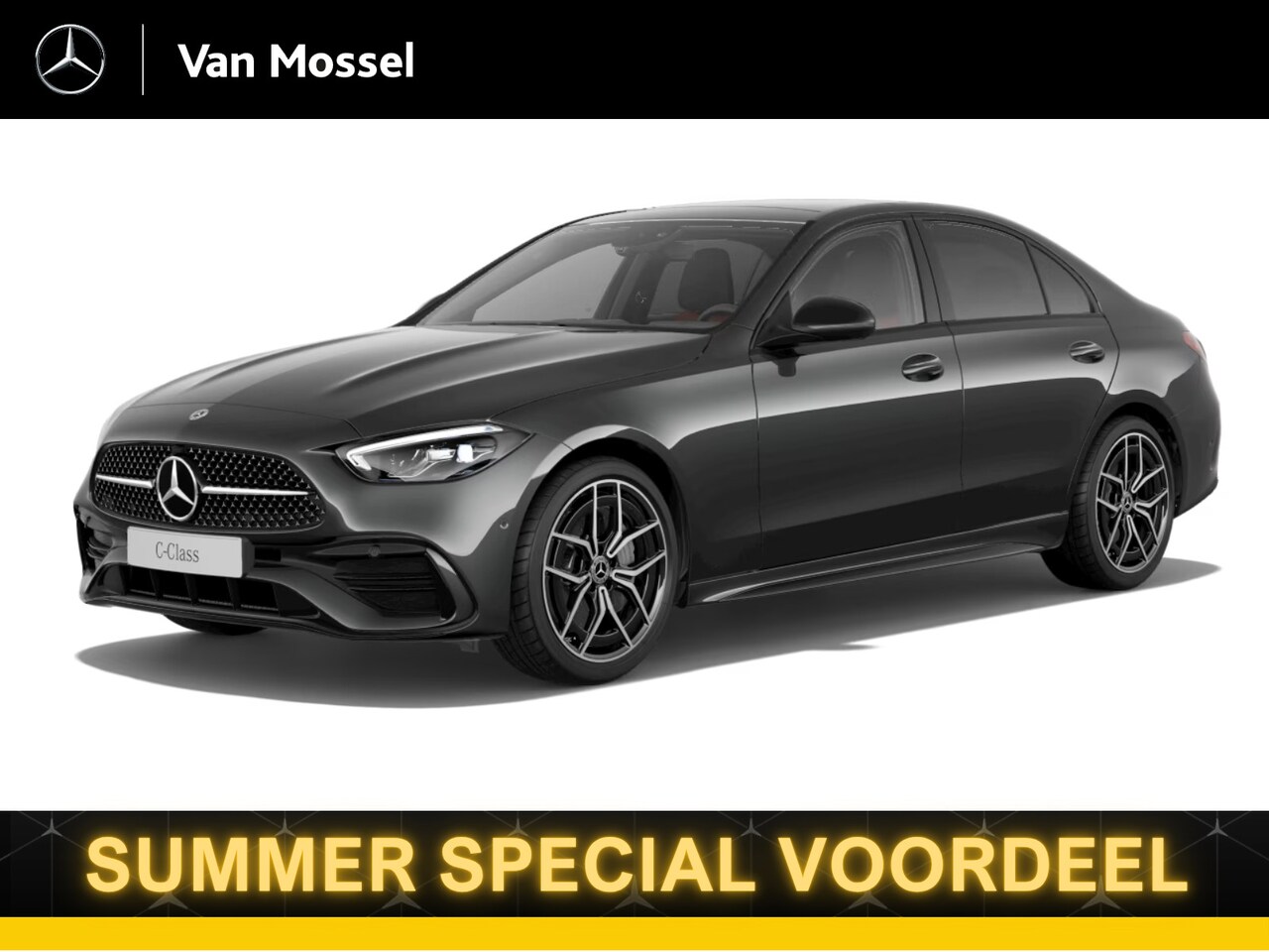 Mercedes-Benz C-klasse - 180 Star Edition Limited AMG-Line / Stoelverwarming / Achteruitrijcamera / Panaroma-schuif - AutoWereld.nl