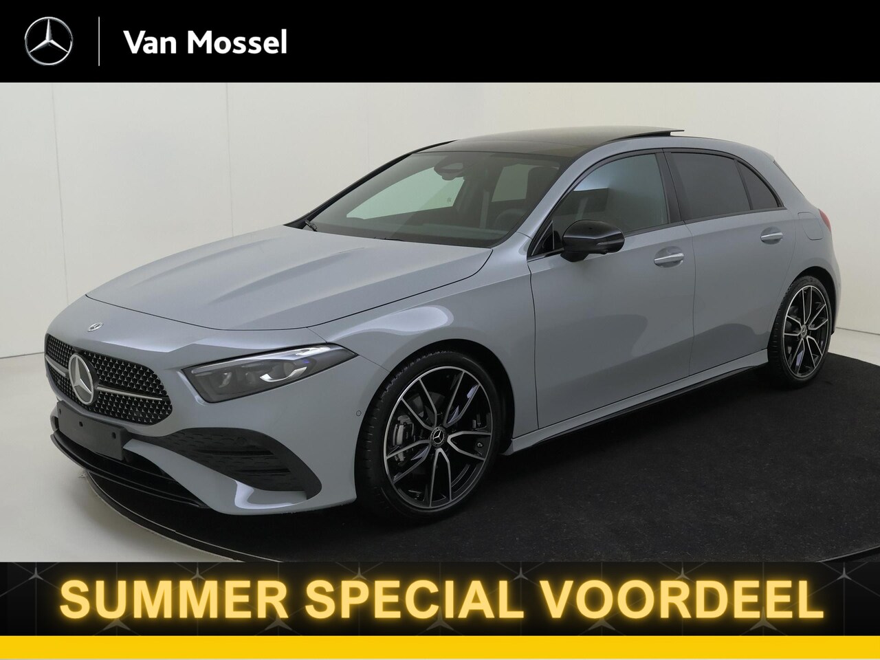 Mercedes-Benz A-klasse - 180 Business Solution AMG AMG Line Plus - Premium Plus - Carplay - 19 Inch - Alpinegrijs - AutoWereld.nl