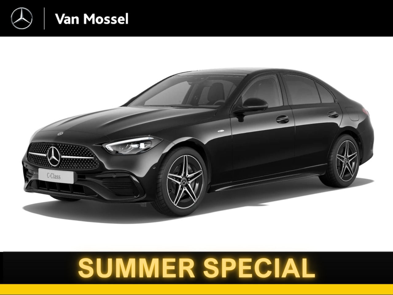 Mercedes-Benz C-klasse - 300e Star Edition AMG-Line / Stoelverwarming / 360Graden-Camera / Panorama-schuifdak / Nig - AutoWereld.nl