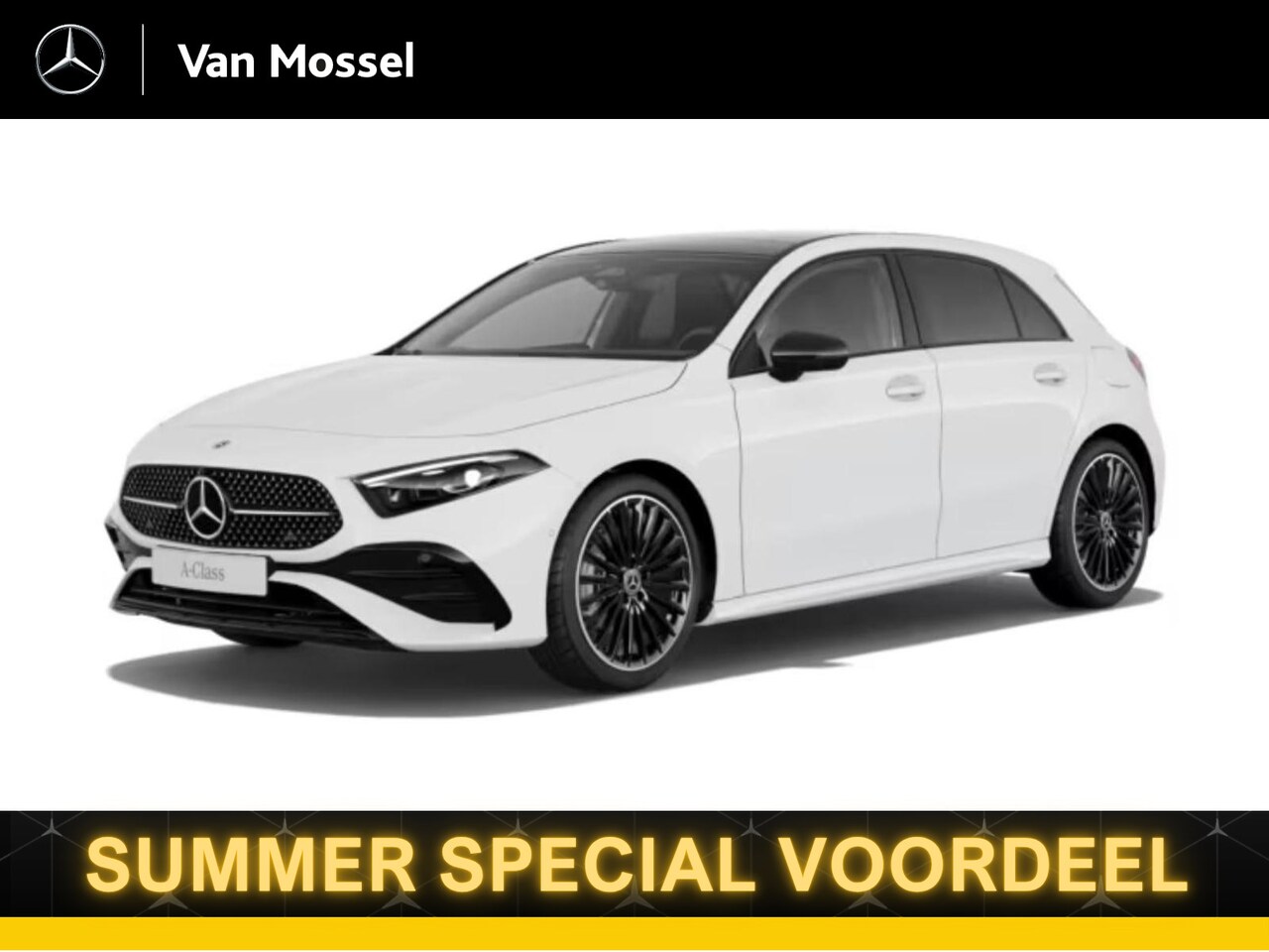 Mercedes-Benz A-klasse - 180 Star Edition AMG Line / Stoelverwarming / 360Graden-Camera / Panorama-schuifdak / Nigh - AutoWereld.nl
