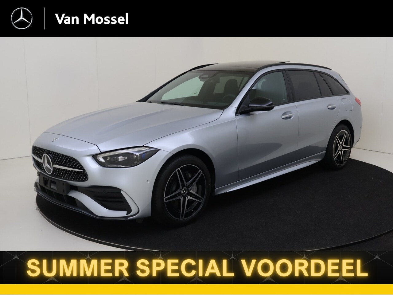 Mercedes-Benz C-klasse Estate - 300e Estate Star Edition - AMG Line - Distronic - Elektrische Stoelen - Panoramadak - AutoWereld.nl