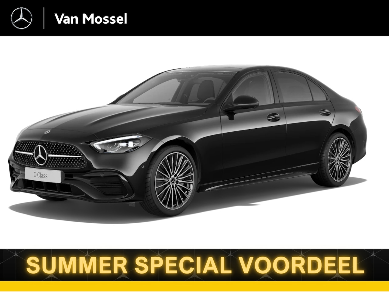 Mercedes-Benz C-klasse - 180 Star Edition Limited AMG-Line / Stoelverwarming / Achteruitrijcamera / Panaroma-schuif - AutoWereld.nl