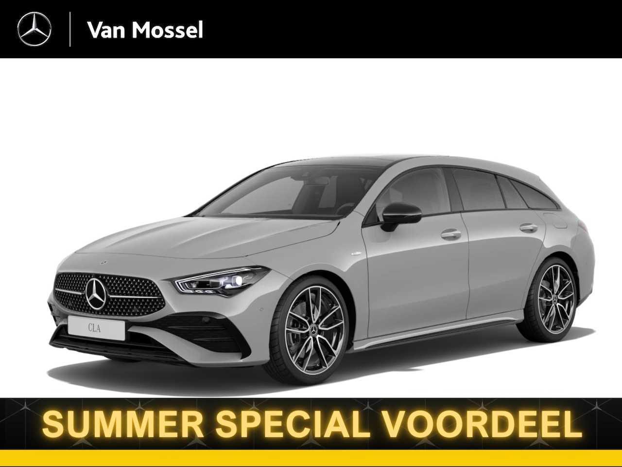 Mercedes-Benz CLA-klasse Shooting Brake - 250 e Business Solution AMG Alpinegrijs - AMG Line Plus - Premium Plus - Head-up Display - - AutoWereld.nl