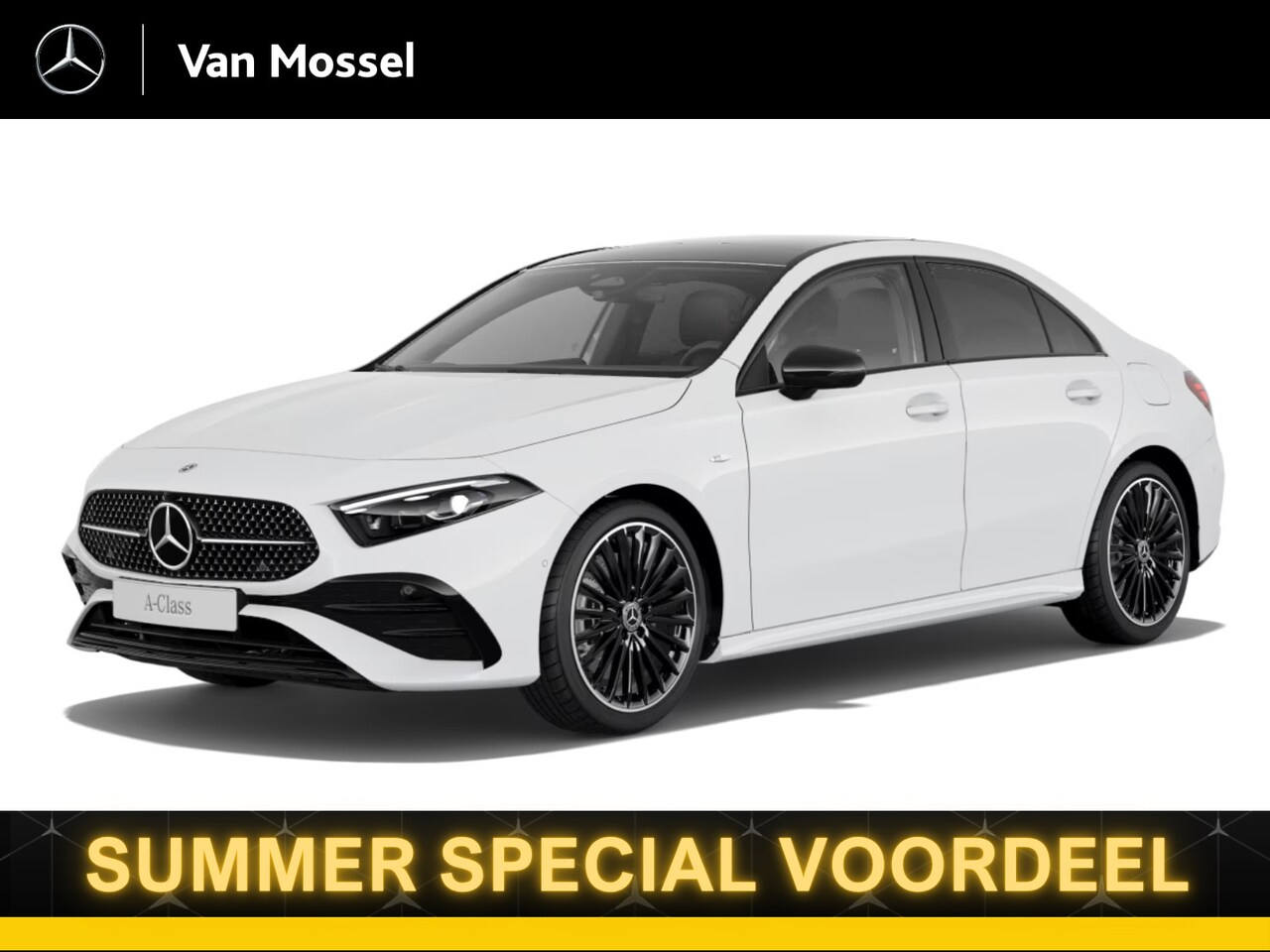 Mercedes-Benz A-klasse - 250 e Business Solution AMG Limousine - Nightpakket - Panoramadak - Carplay - 360 Graden C - AutoWereld.nl