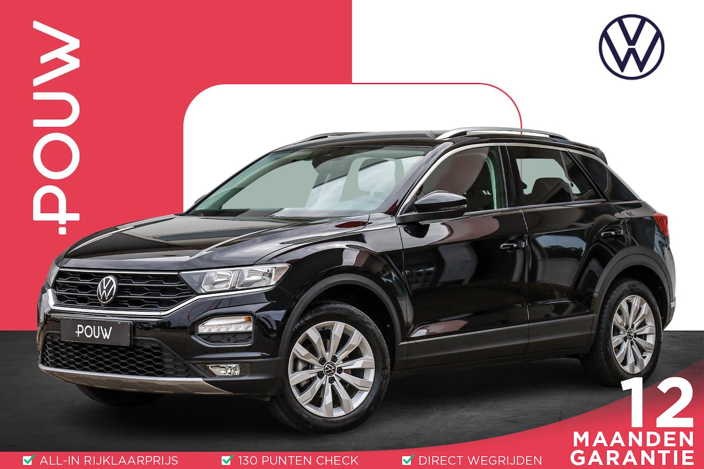 Volkswagen T-Roc - 1.0 TSI 110pk Style | Trekhaak Afneembaar | Navigatie | Achteruitrijcamera | PDC - AutoWereld.nl