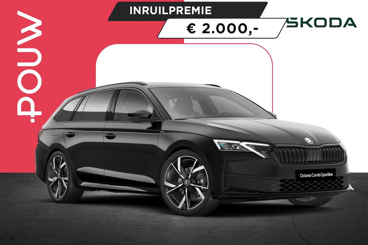 Skoda Octavia Combi - 1.5 TSI 150pk MHEV Sportline Tour | 19" Velgen | Trekhaak Wegklapbaar - AutoWereld.nl