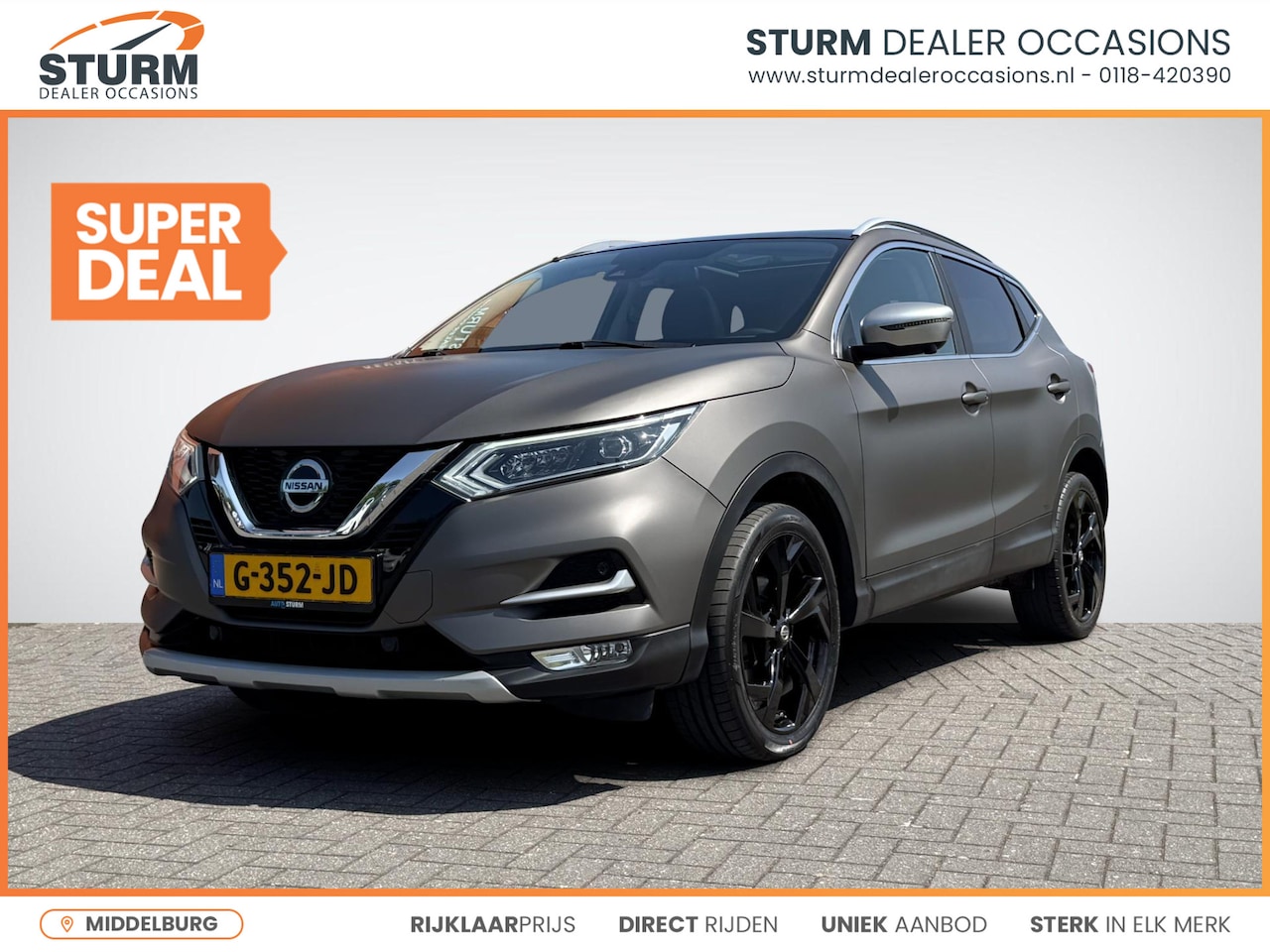 Nissan Qashqai - 1.3 DIG-T N-Motion | Trekhaak | Panoramadak | Apple Carplay/Android Auto | LED Koplampen | - AutoWereld.nl