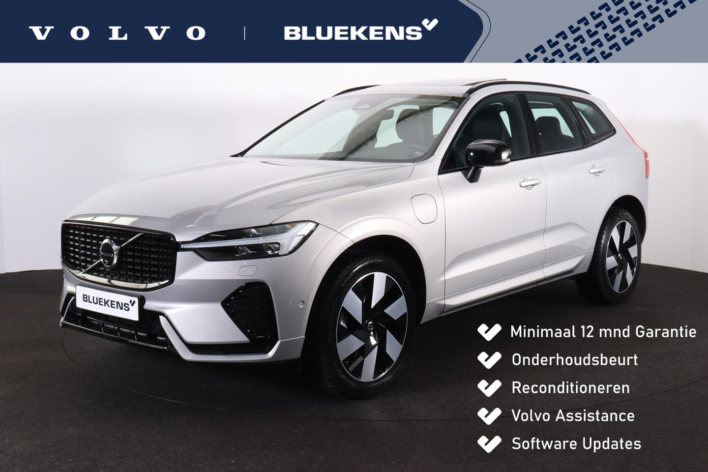 Volvo XC60 - T6 Recharge AWD Ultra Dark - Panorama/schuifdak - IntelliSafe Assist & Surround - 360º Cam - AutoWereld.nl