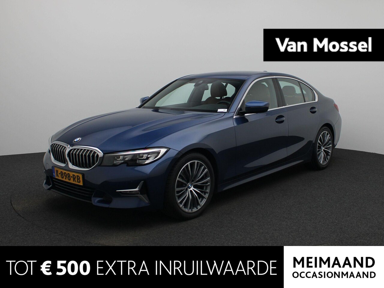 BMW 3-serie - 320i High Executive | Climate Control | Lederen Bekleding | Parkeersensoren | Lichtmetalen - AutoWereld.nl