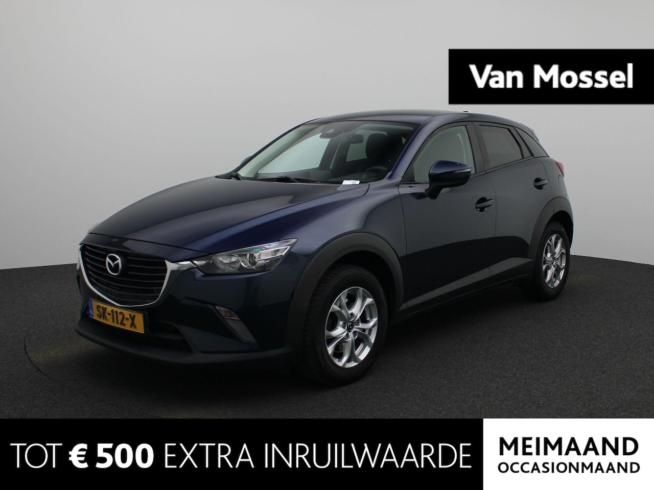 Mazda CX-3 - 2.0 SkyActiv-G 120 Dynamic AUTOMAAT | Parkeersensoren | Stoelverwarming | - AutoWereld.nl