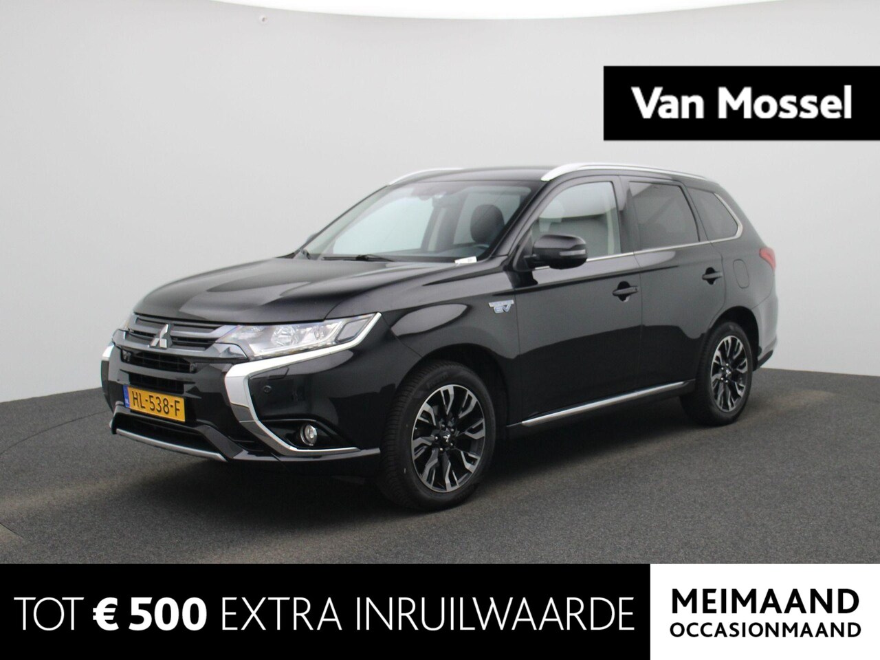 Mitsubishi Outlander - 2.0 PHEV Instyle | Parkeersensoren | Achteruitrijcamera | Lederen Bekleding | Stoelverwarm - AutoWereld.nl
