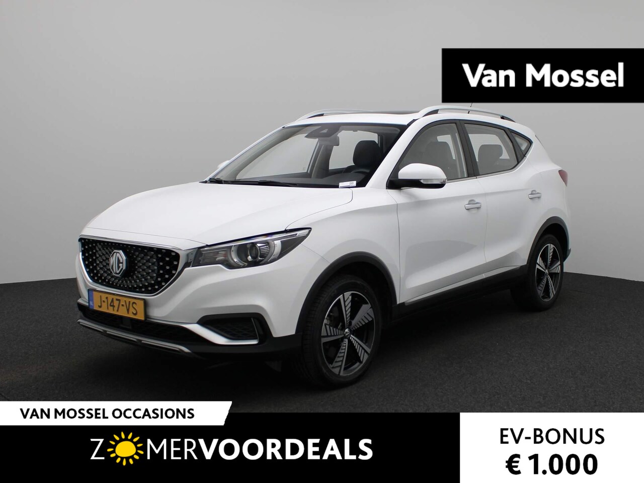 MG ZS - Luxury 45 kWh Aut. | Panoramadak | Leder | Navigatie | Airco | Schuifdak | LMV | Camera | - AutoWereld.nl