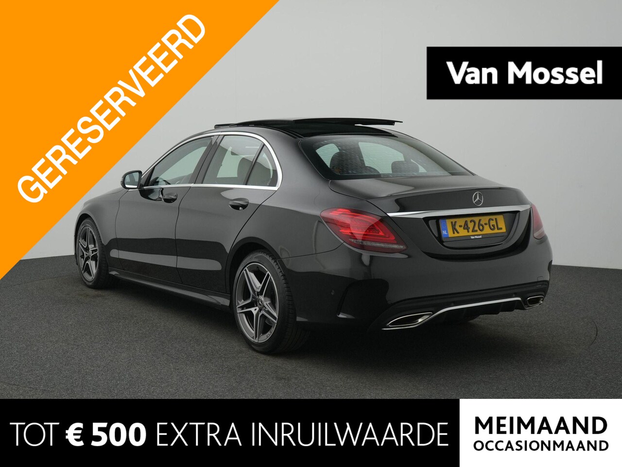 Mercedes-Benz C-klasse - 180 Business Solution AMG PANORAMADAK | AMG-PAKKET | VIRTUEEL COCKPIT | STOELVERWARMING | - AutoWereld.nl