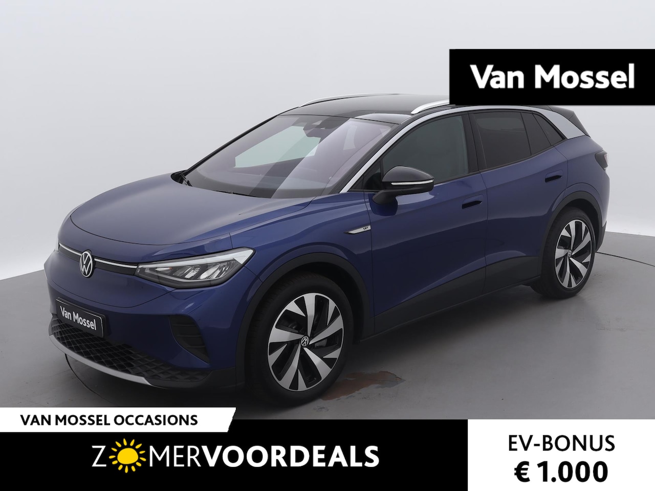 Volkswagen ID.4 - First 77 kWh 8% Bijtelling DEMO | Automaat | Navigatie | DAB | Camera | Parkeer sensoren - AutoWereld.nl